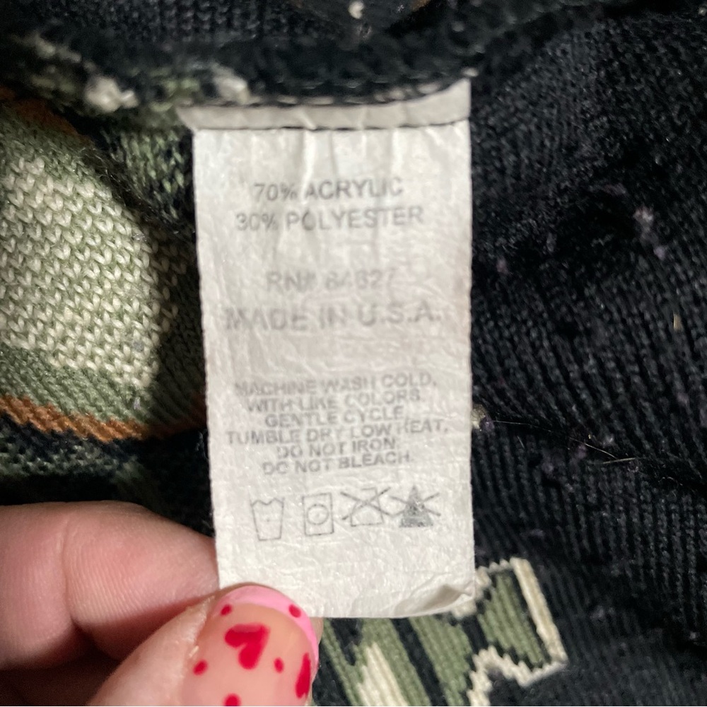 BEAR RIDGE OUTFITTERS Vintage RARE Full Zip Bison Fleece L - Picture 6 of 6